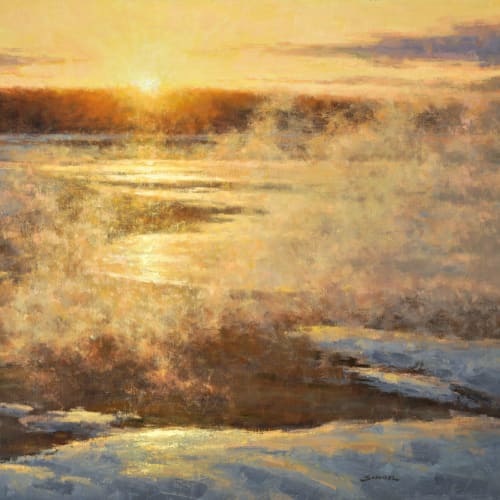 Greg Scheibel, Sunset in Yellowstone