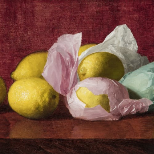 William McCloskey, Still Life with Wrapped Lemons, c. 1895