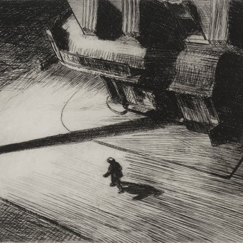 Edward Hopper, Night Shadows, 1921