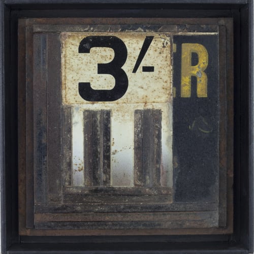 Randall Reid  Thirds  steel, paint  5.75 x 5.75 x 2 inches
