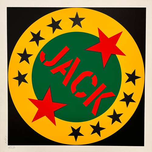 Robert Indiana, JACK from The American Dream # 2 series, 1982