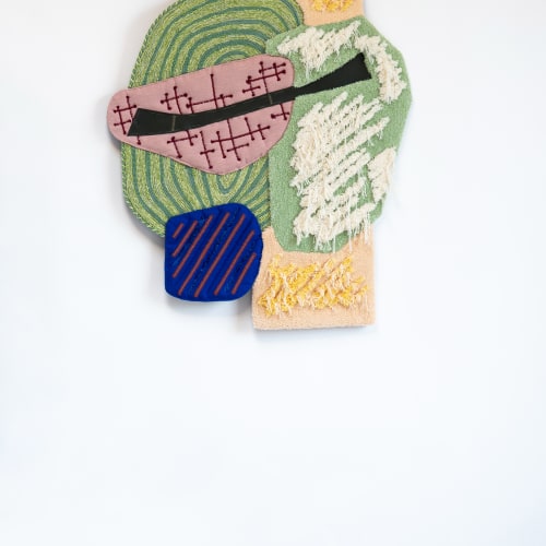 Kiki van Eijk, Textile Collage - Spring green