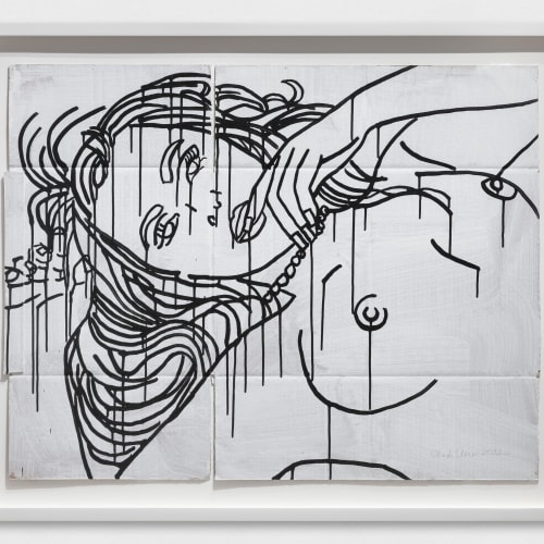 Ghada Amer, A DRAWING FOR AMINA, 2022