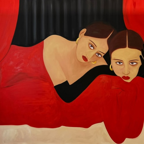Elitsa Ristova, Behind the velvet curtains, 2023