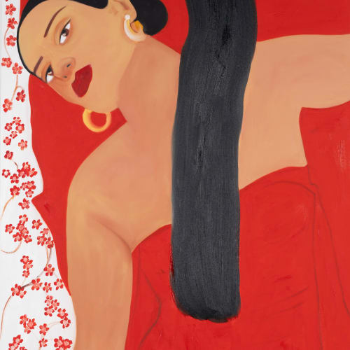 Elitsa Ristova, Scarlet petals, 2023