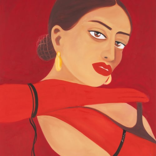 Elitsa Ristova, Red on red, 2023