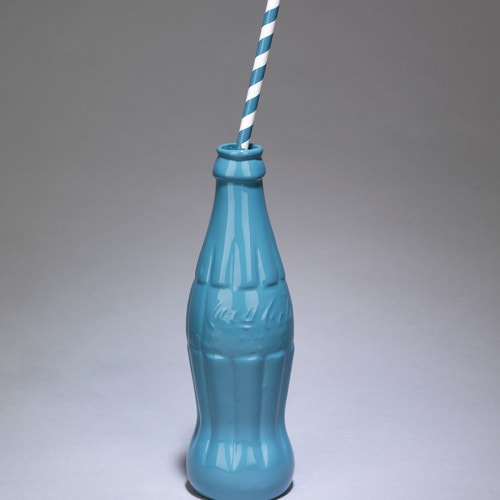 Clive Barker, Blue Coke with Straw, 2019