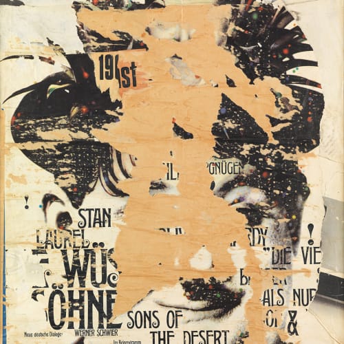 Reinhold Koehler, Plakat-Décollage 'Stan', 1965
