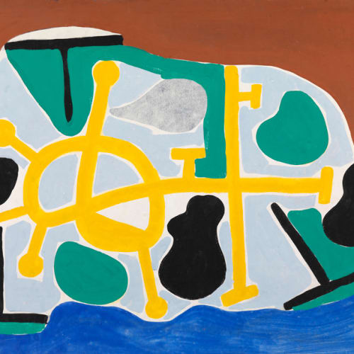 Caziel, WC621 - Abstract Composition, c. 1950