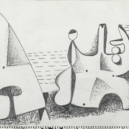 Caziel, WC705 - Composition, c. 1950