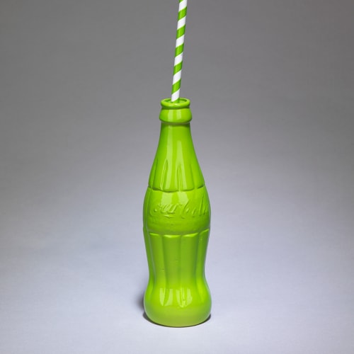 Clive Barker, Green Coke with Straw, 2019