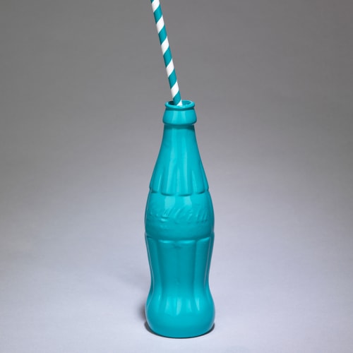 Clive Barker, Turquoise Coke with Straw, 2019