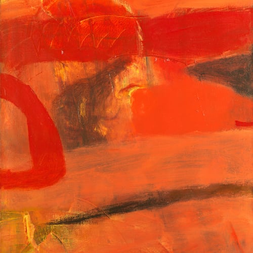 Albert Irvin RA, Echoing Red, c.1965