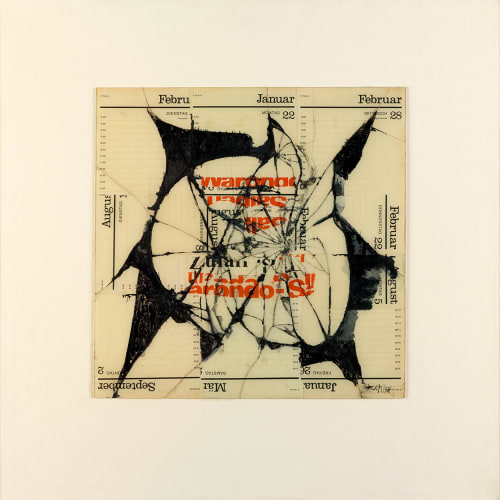 Reinhold Koehler, Figur Ondo, Contre-Collage, 1968