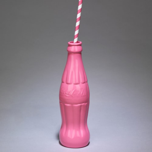 Clive Barker, Pink Coke with Straw, 2019