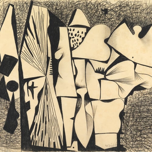 Caziel, WC067 - Organic Composition, c. 1951