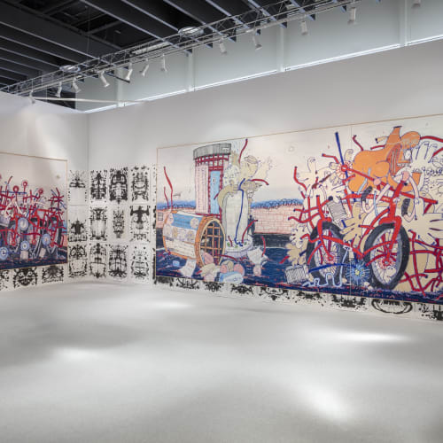 Installation view: Timothy Curtis, The Armory Show, New York. March 4-8, 2020