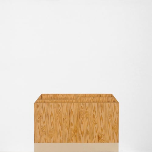 Valdirlei Dias Nunes, Untitled (box with dividing lines), 2014