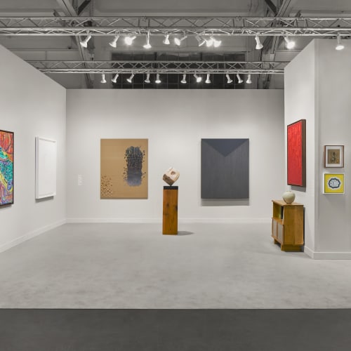 Installation view of Tina Kim Gallery | Booth 113 at FOG Design+Art. Courtesy of Tina Kim Gallery. Photos by Johnna Arnold.