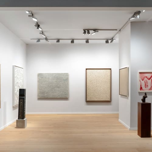 Installation views of Tina Kim Gallery | TEFAF New York 2024 (Stand 336). Image courtesy of Tina Kim Gallery. Photos by Susan Behrends Valenzuela.