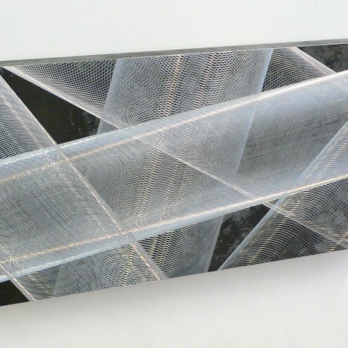 Mark Firth, Machine Drawing 6 and 8 inch, aluminium, 30 x 60 x 5 cm, 2009
