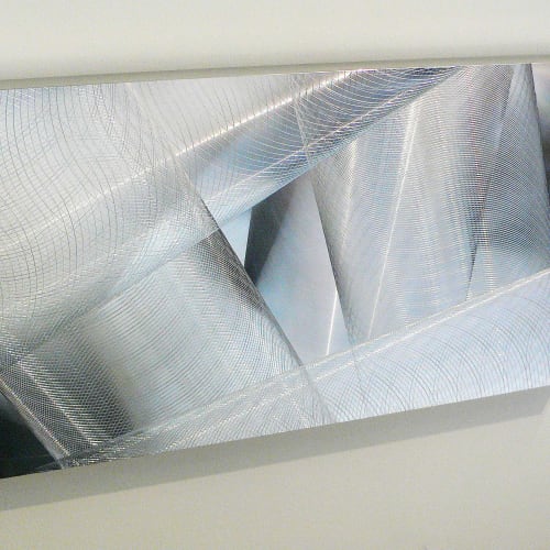 Mark Firth, Machine Drawing 20, aluminium, 30 x 60 x 5 cm, 2009