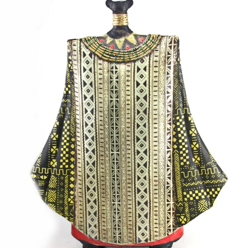 John Bedding, African Series, Napanoi, ceramic, 55 x 46 x 15 cm, 2024