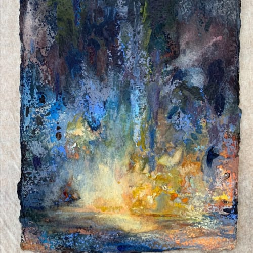 Nina Murdoch, The End, pastel on paper, 15.5 x 13.5 cm, 2022