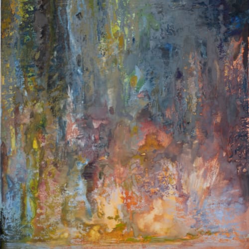 Nina Murdoch, Veloma, pastel on paper, 35 x 30 cm, 2022