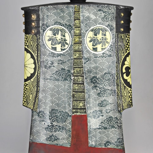 John Bedding, Hideyoshi, ceramic sculpture, 51 x 32 x 15 cm, 2023