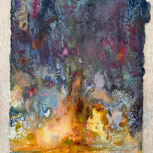 Nina Murdoch, Forget, pastel on paper, 19 x 13 cm, 2022