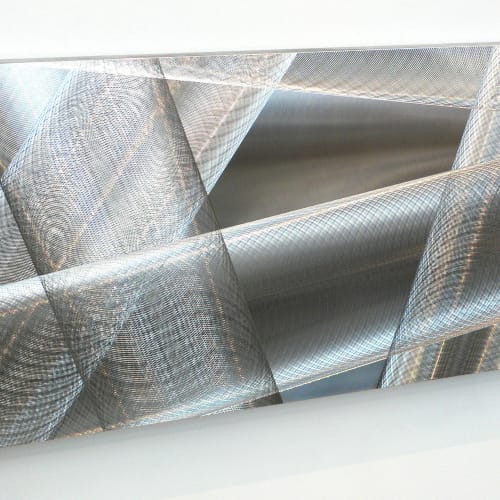 Mark Firth, Machine Drawing No 17, aluminium, 30 x 60x 5 cm, 2009