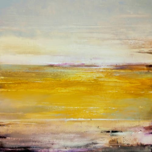 Gareth Edwards, Ocean Light, Glittering, oil on canvas, 100 x 90 cm, 2023