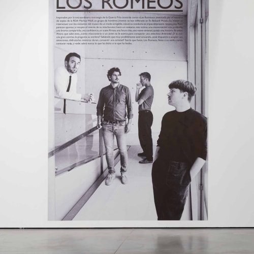 View of the exhibition “Dora García. Romeos, luchadorxs e insecto” © Es Baluard Museu, 2023. © of the work of...