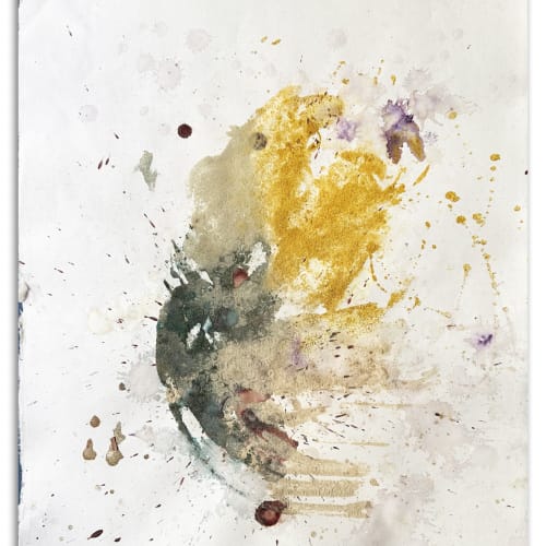 drawing from spices and pigments