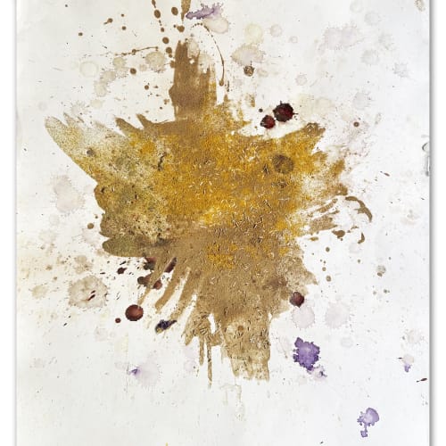 drawing from spices and pigments