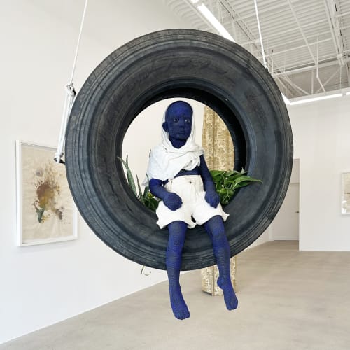 installation view of Beya's exhibition.