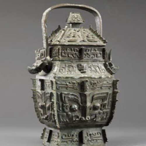 Wine Bucket (Xiao Chen Xi you), late Shang dynasty (13th–11th century BC). China. The Shanghai Museum. Photo Credit: Art Institute...