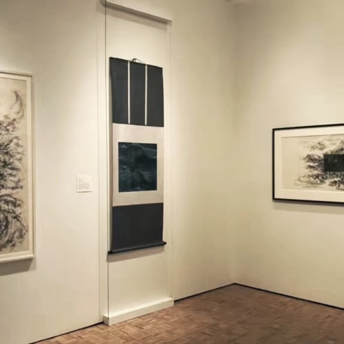 Exhibition View. Artworks by Arnold Chang (left), and his collaboration with Michael Cherney (right)
