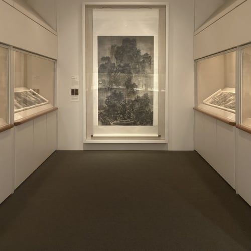 Installation view of Cosmoscapes: Ink Paintings by Tai Xiangzhou, Image ©Artist and AIC