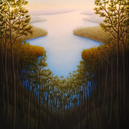 Laura Von Rosk, Untitled (Lake Through Trees), 2010