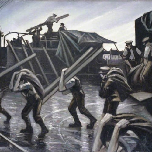 'Motor Lorries' by Christopher R. W. Nevinson