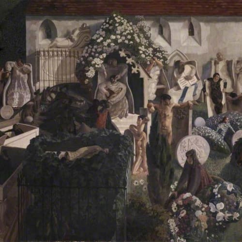 'The Resurrection, Cookham' (1924–7) by Stanley Spencer.