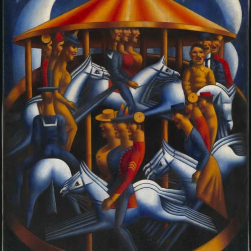 Mark Gertler 'Merry-Go-Round' (detail) 1916 Oil Tate Gallery London, Image released under Creative Commons CC-BY-NC-ND (3.0 Unported).