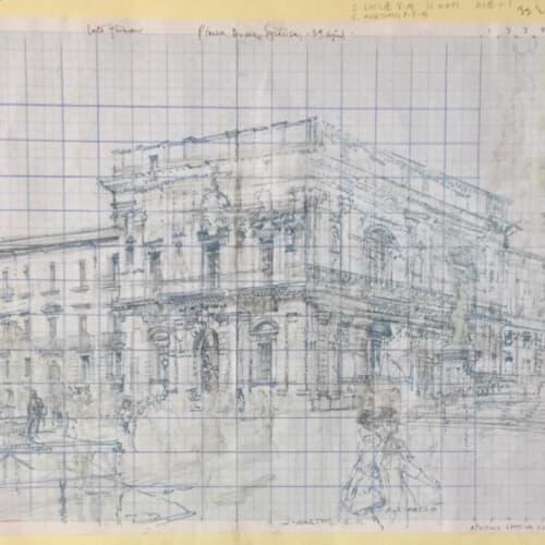 Sicily drawing by Peter Kuhfeld
