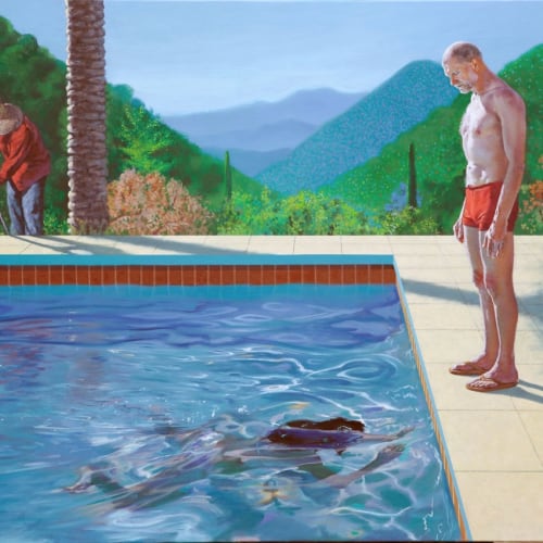 Portrait of an Artist (Pool With Three Figures)