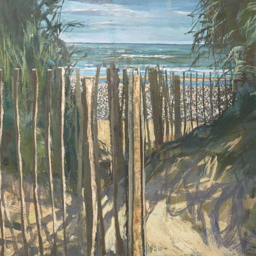 ‘Beach Fence’ (oil)