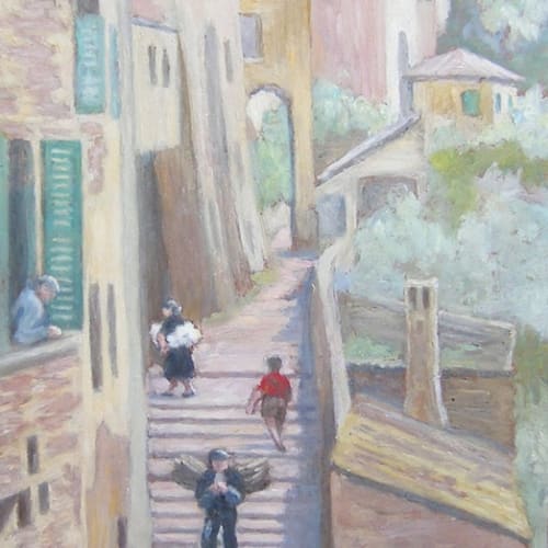 Side street steps, Assisi