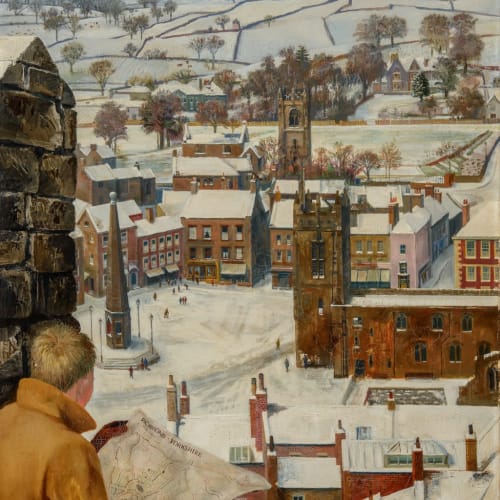 'Richmond, Yorkshire' (1958), Oil on canvas, 61 x 51 cm, Private Collection, UK, Photo by Paul Carter, © Richard Eurich Paintings