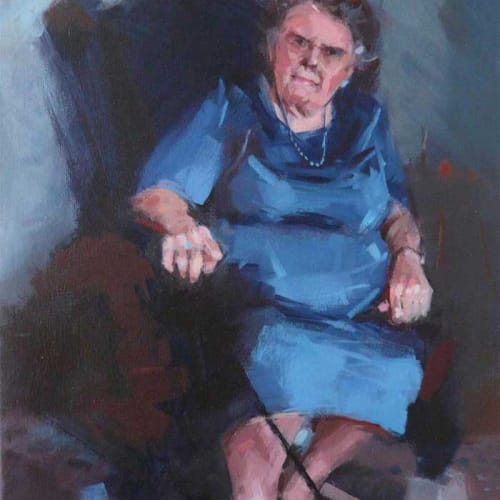 Chris Beetles Gallery Prize for Figurative Art: "Hermione at Home" by Lyn Gray